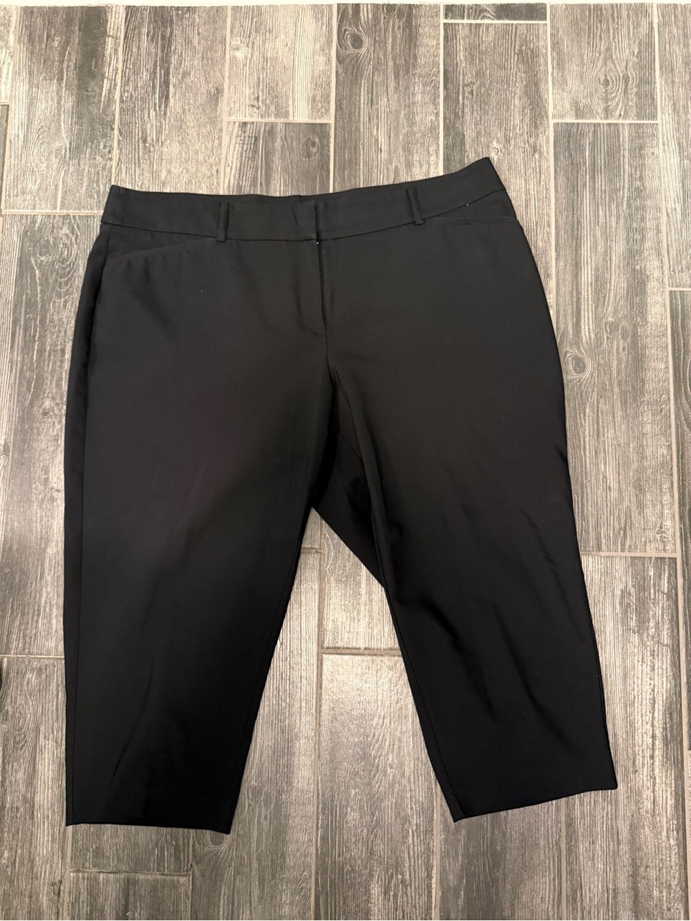 Classic Black Capri Dress Pants for Women